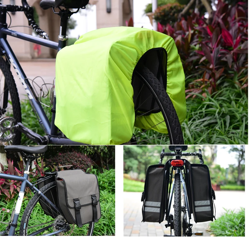 Waterproof Bike Transport Messenger Bag  Bicycle Rear Seat Carrier Double Pannier Bag