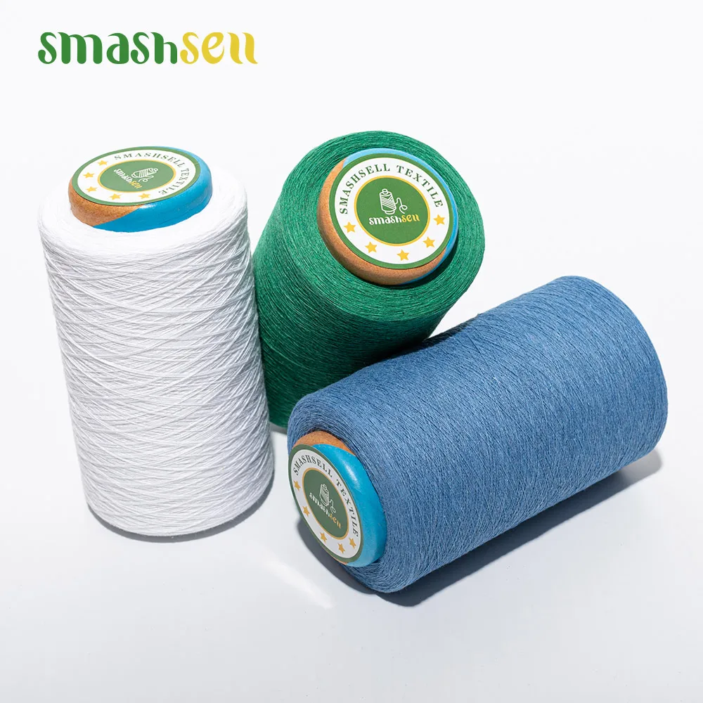 Smashsell Manufacturer Flax Tencel Recycled Wool Yarn Oe T/C Yarn 150/48 Polyester Yarn In Indonesia