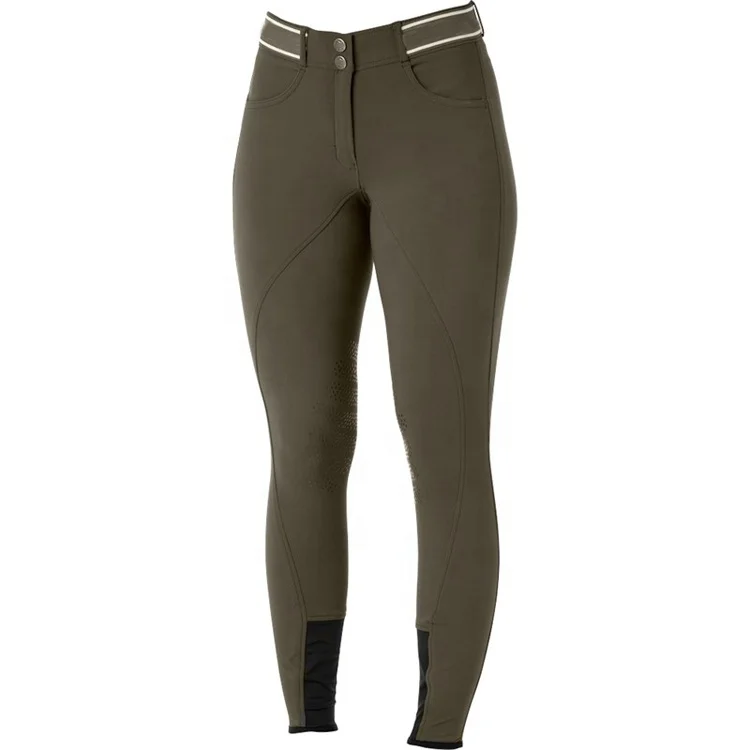 Hot Sale Breeches Nylon Jodhpurs Women Outdoor Horse Riding Pants High Waist Full Seat