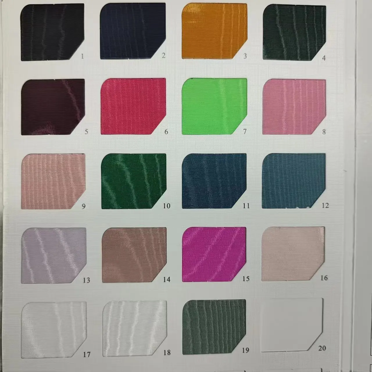 New Bengaline design lightweight 100 % polyester silk moire embossed fabric for dresses