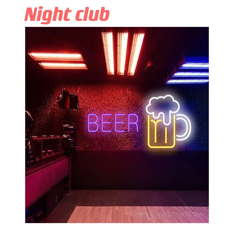Manufacturer Dropshipping Wedding Bar Home Decor Custom Light Letters Neon Led Illuminated Sign