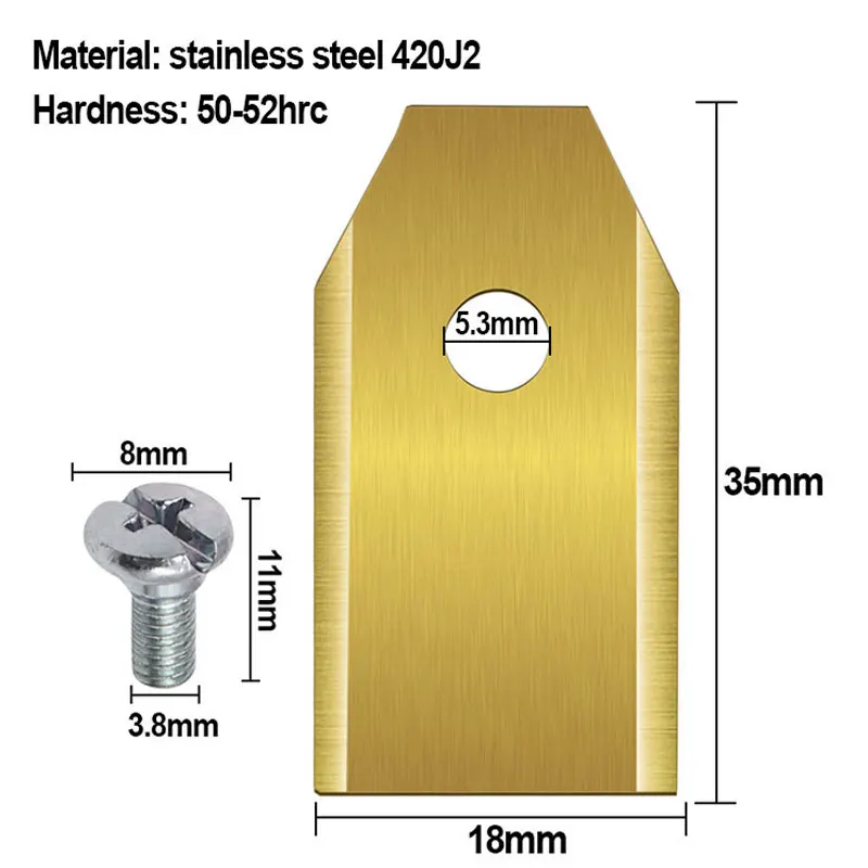 Quickly and shapely lawn mower blade serrated sickle section