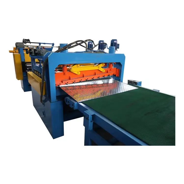 Automatic metal sheet steel embossing machine checker steel plate making embossing machine