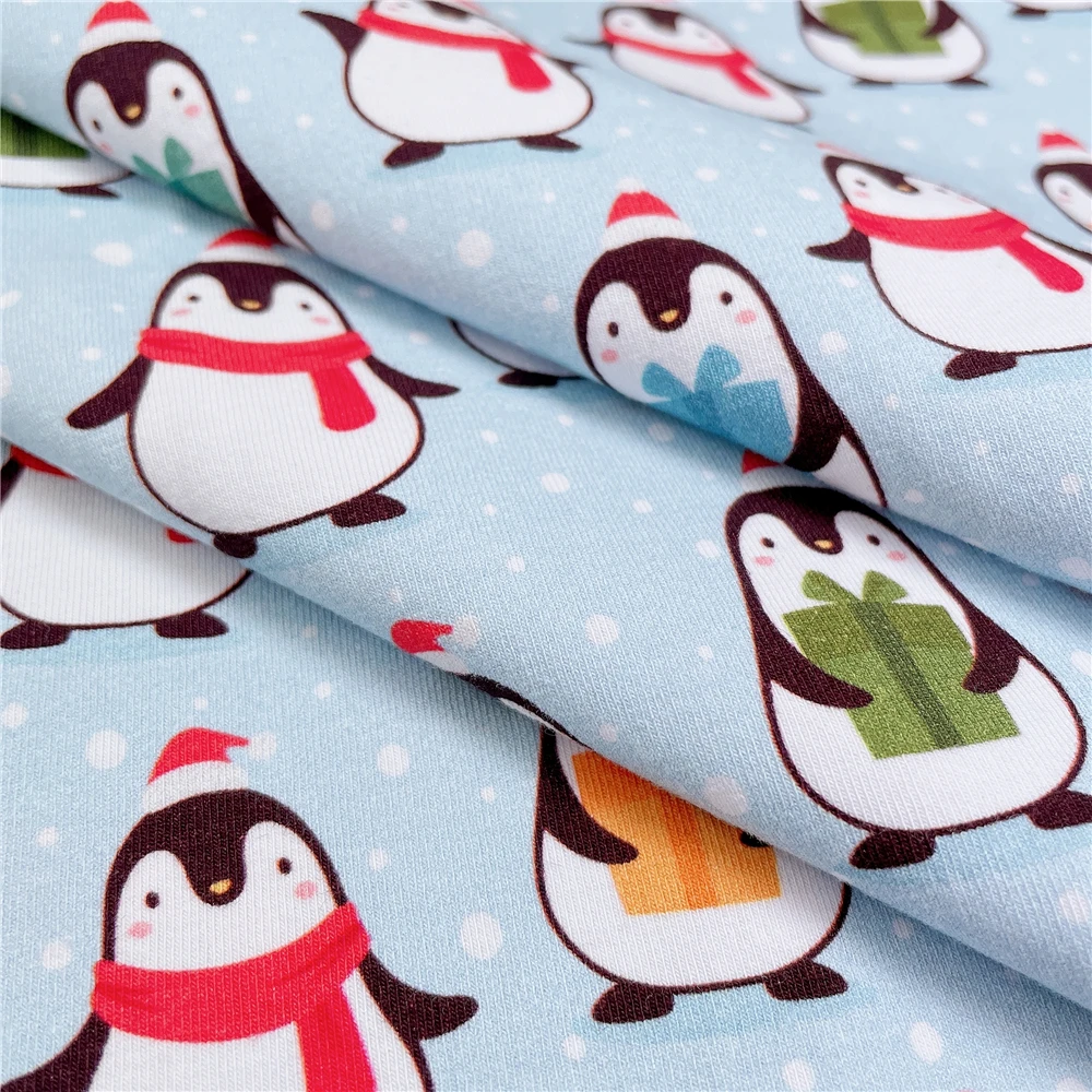 Q tex printed high quality cotton lycra fabric 240gsm