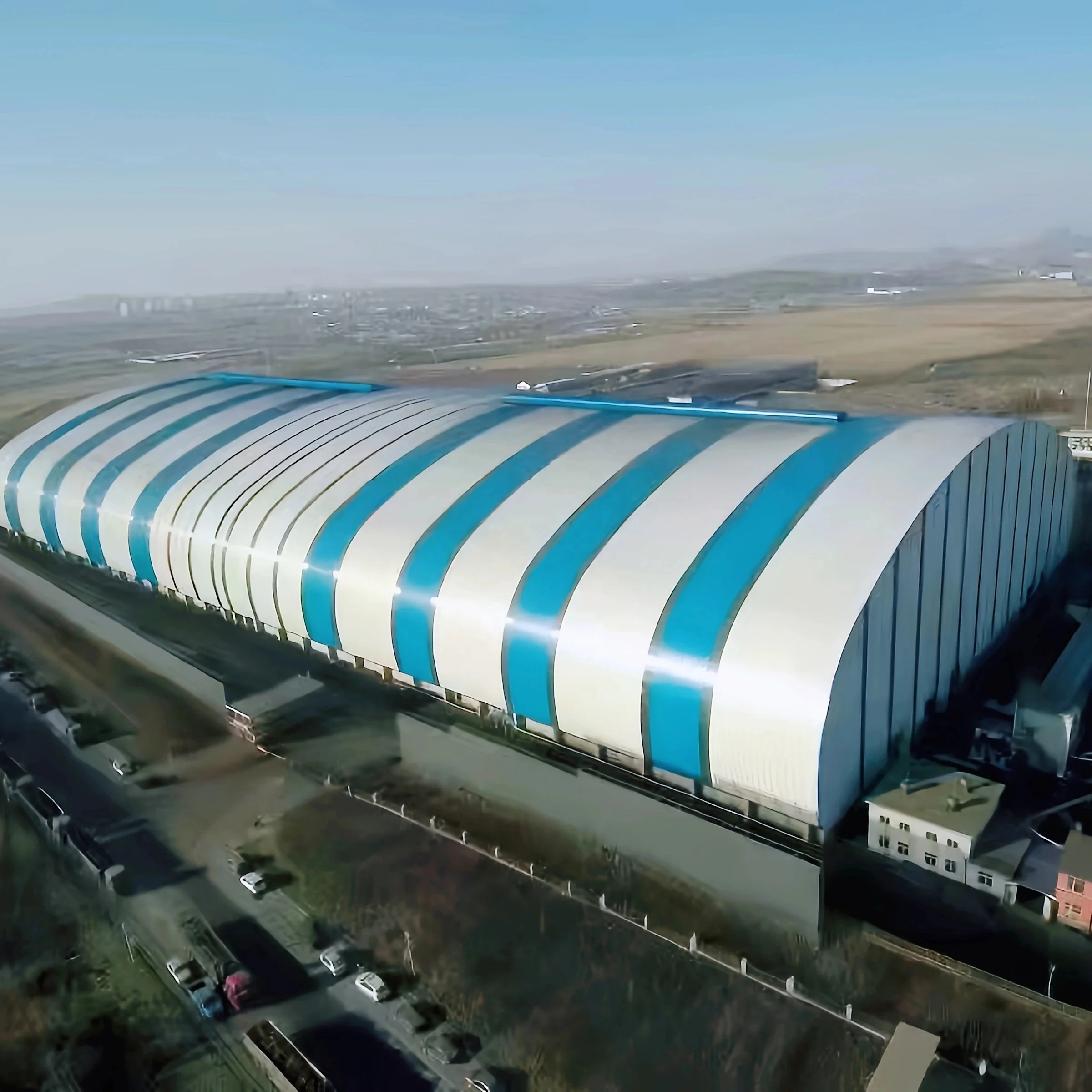 Prefab Steel Portal Truss Frame Roof Galvanized Steel Lattice Beam Warehouse Steel Structure Shed Building