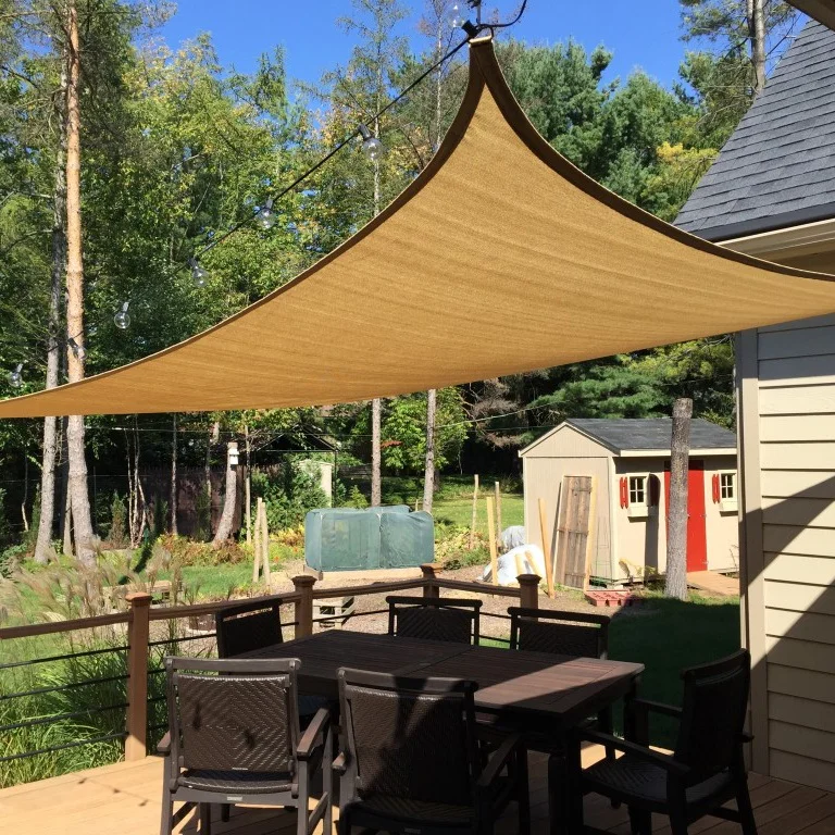 2020 ebay hot sales sun shadow sail swimming pool covers shade sail