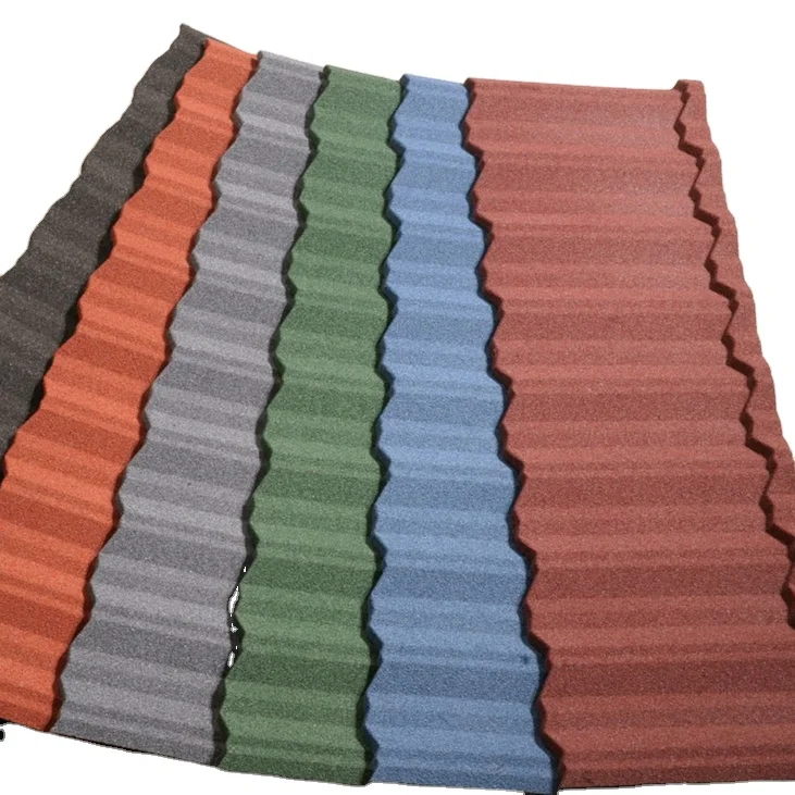 cheap building materials corrugated sheet stone coated roofing tile