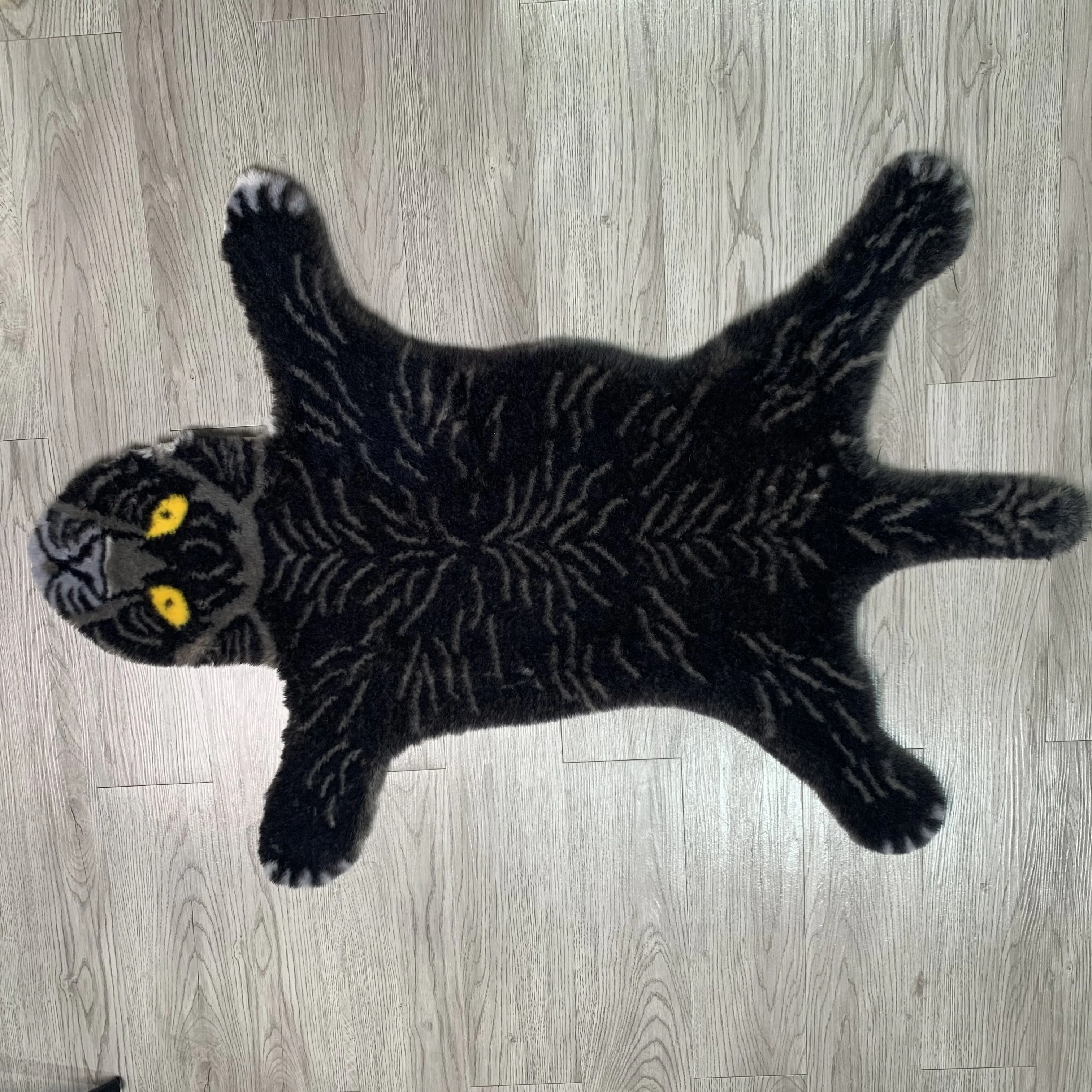 High Hope hottest high-quality 100% polyester faux fur cowhide rug carpet for home