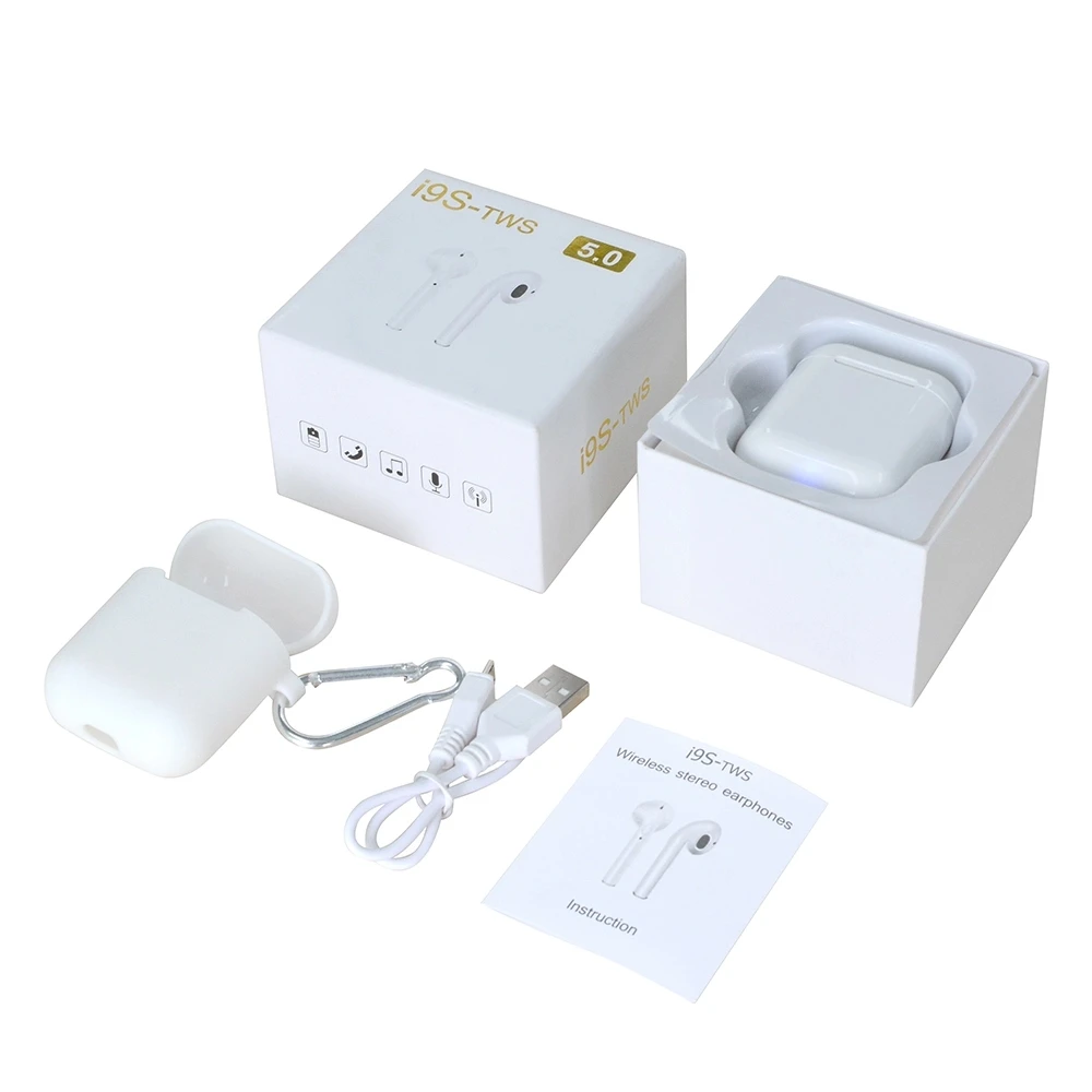 
i9s tws Mini i12 tws true wireless earbuds,stereo wireless earphone i7s tws 