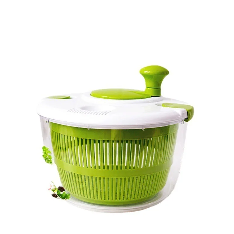 5L Fruit Drain Vegetable Dryer  Large Salad Spinner For Wash dehydrator Household kitchen tools Hand dryer Water dispenser