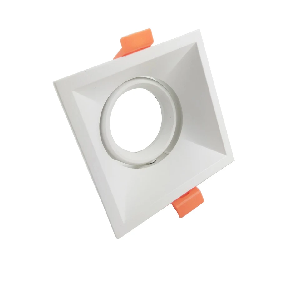 Aluminium Rotatable Recessed Light Square Housing gu10