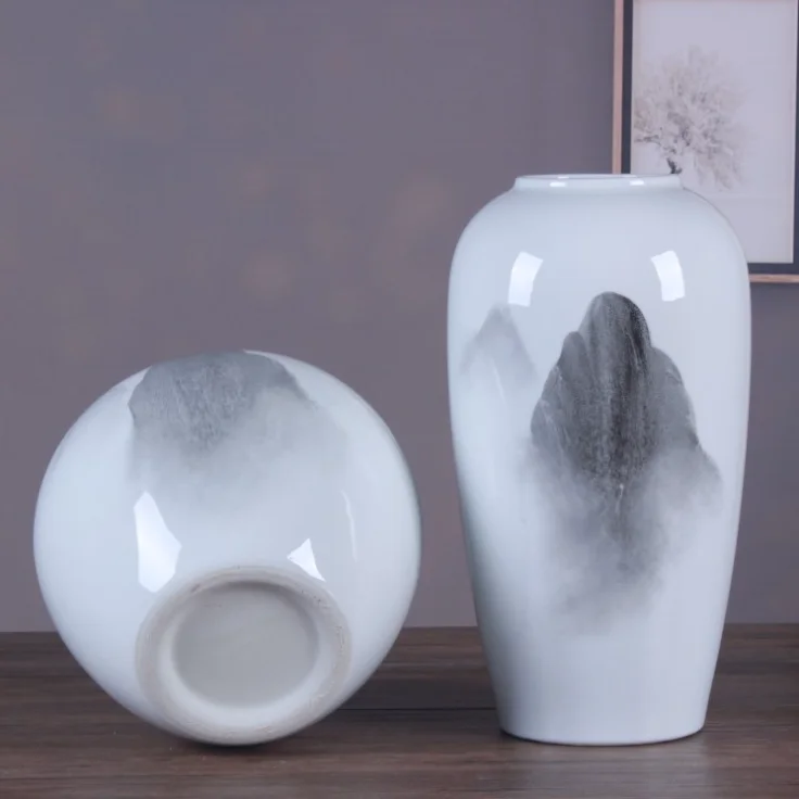 China Art Decoration Large Creamic Vase for Home Office Decor Flower Vase