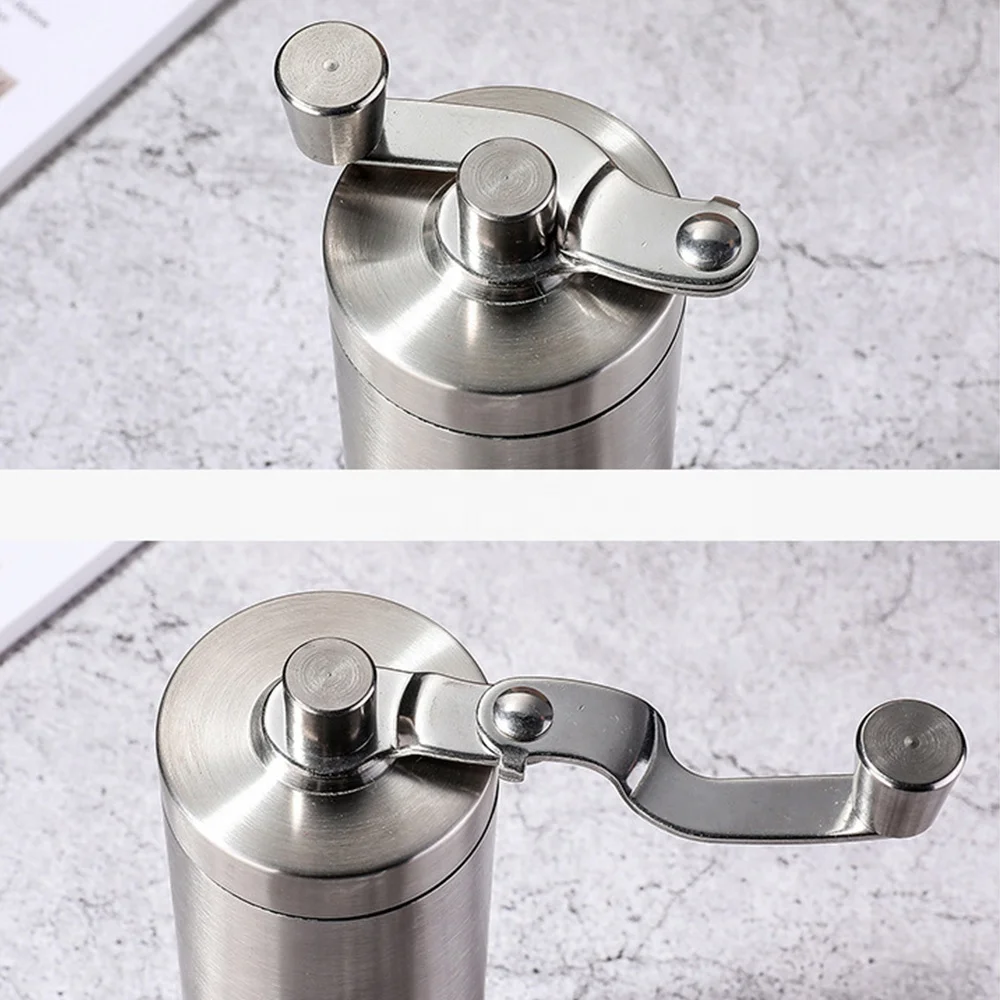 Manual coffee grinder ceramic core portable hand crank handheld manual coffee bean grinder