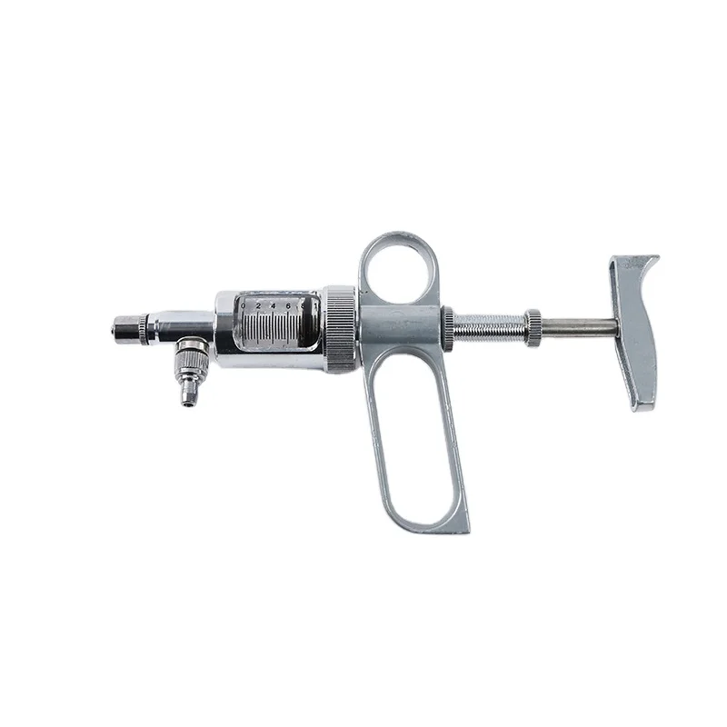 10ml metal continuous syringe  Veterinary syringe  Animal syringe