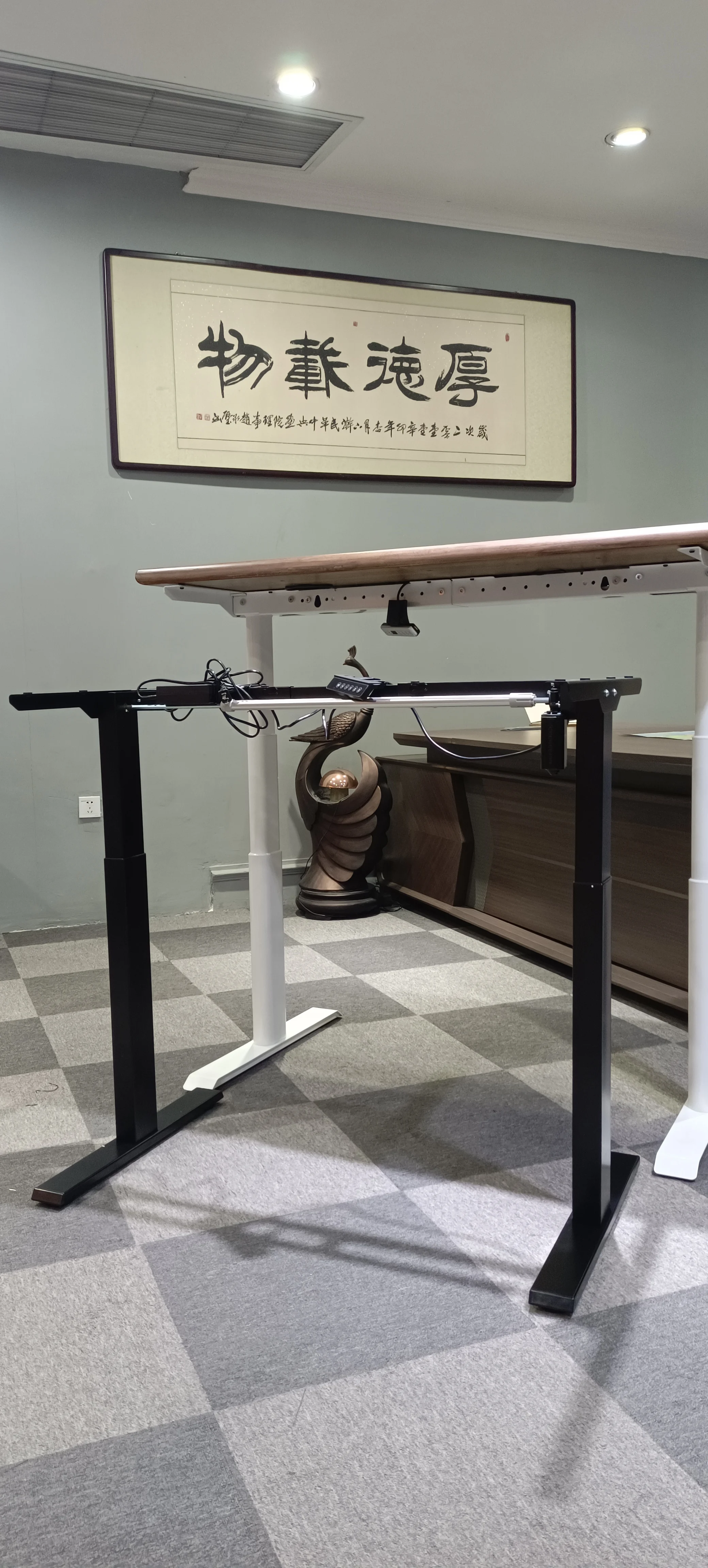 Ergonomic electric standing desk Computer table games Work height adjustable retractable table for home office