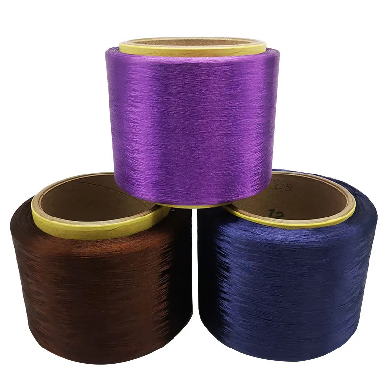 Multifilament Intermingled Dyed color Yarn 600D excellent Polypropylene PP Multifilament FDY Yarn for belts and textile