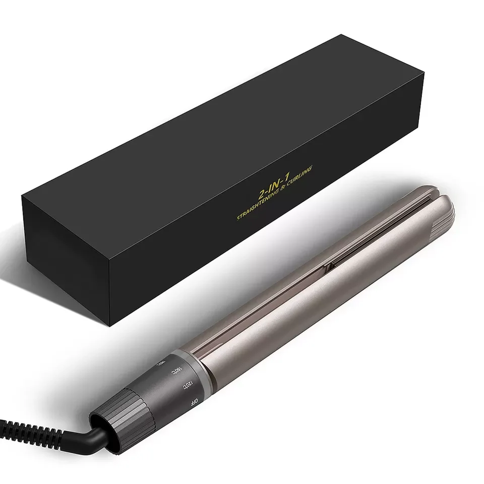 2 in 1 Wholesale Ceramic Hair Straightener Curling Iron Flat Iron