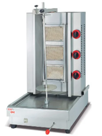 Commercial Stainless Steel Gas Doner Kebab Making Machine  5  Burner Shawarma  Maker  (OT-960)