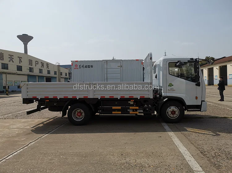 DONG FENG single row cab 4x2 6 wheeler 106.95kwh long range electrical electric light work truck