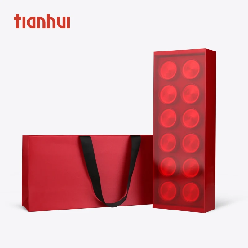  Tianhui биоразлагаемая прозрачная пластиковая подарочная коробка из