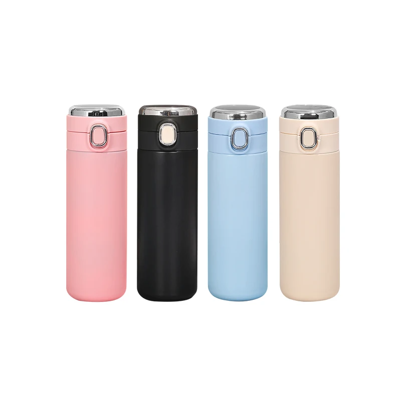 Wholesale hot sale stainless steel smart flask portable double layer vacuum leak proof pea thermos
