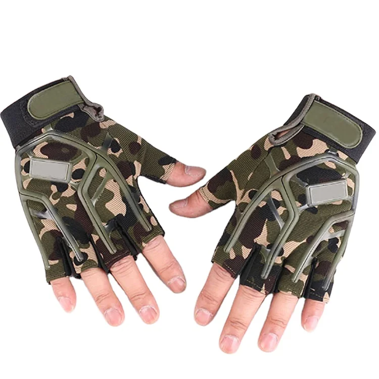 New Tactical Half-finger Gloves  Fans Men And Women Outdoor Sports Climbing Training Fitness Gloves Wholesale