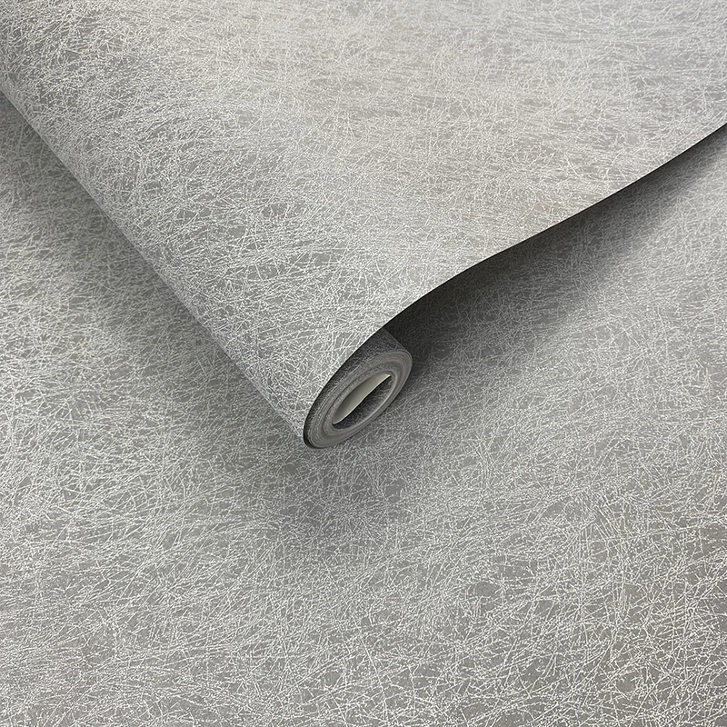 Plain color simple silk texture wallpaper thickened high-end feeling living room bedroom study background fashionable wallpaper