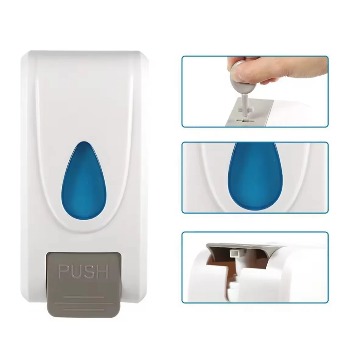 Wall mounted 1000ml hotel foam soap dispenser