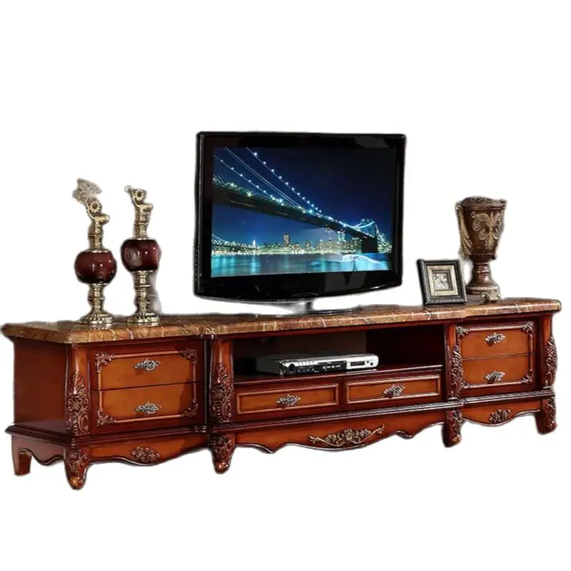 Modern elegant antique High Living Room wood Wooden furniture lcd TV Stand o1143