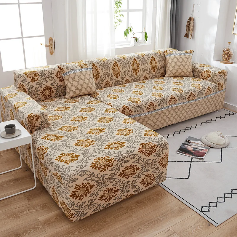 Four Seasons Universal Combination Household Simple Chaise All-Inclusive Fabric Sofa Cover
