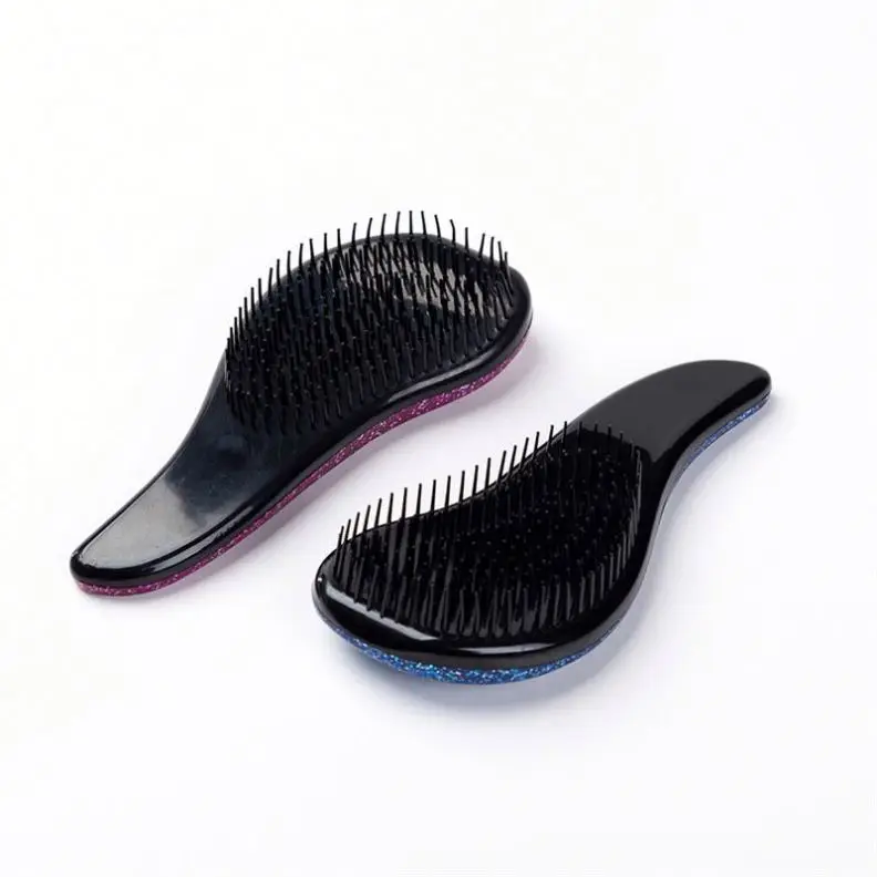 Handle Comb Anti-static Massage Hair Brush Tangle Detangle Shower Massage Hairbrush Comb Salon Hair Styling Tool L0261