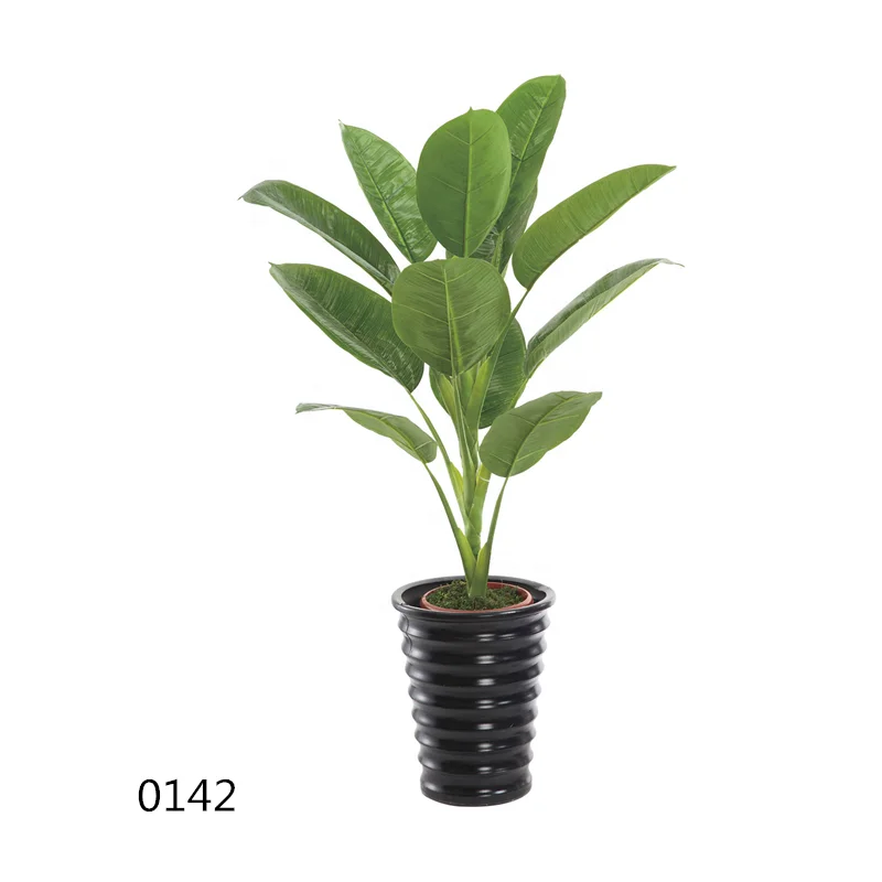 Artificial evergreen plant indoor decoration potted bonsai fake green plants