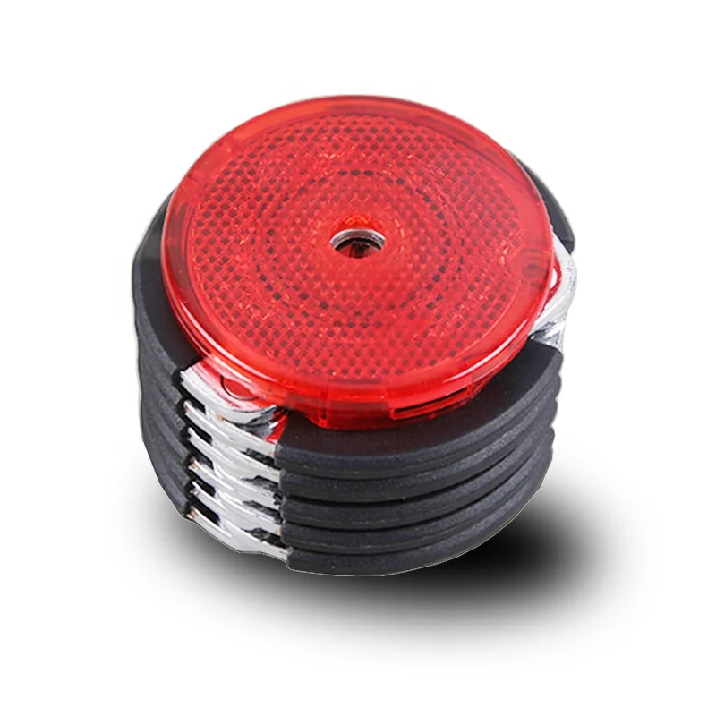 Brand New Bike Chain Lock With hazard light, Hamburger Shaped Heavy Duty Anti-Theft Bicycle Foldable Lock