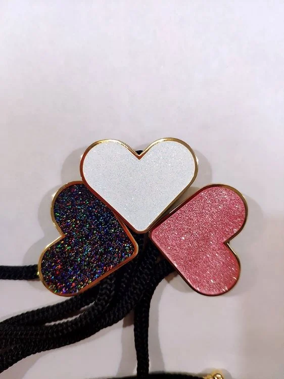 Kunshan China metal craft Manufacturer high quality wholesale factory price bolo tie custom enamel bolo tie