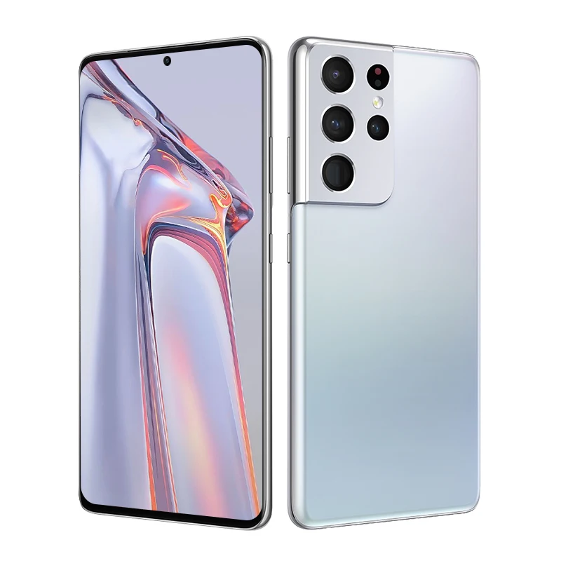 
New Hot sale S21 UItra 8GB+256GB Android10 Original Unlocked Fashion 3g 4g 5g Smartphone Dual SIM OEM Cellphone Mobile Phones 