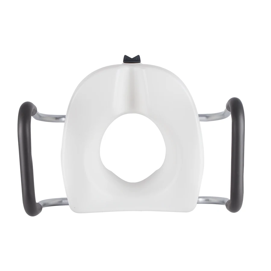 UZLQ-050027 removable height HDPE plastic EVA plate CE easy lock patient Raised toilet seat elevated with handrails