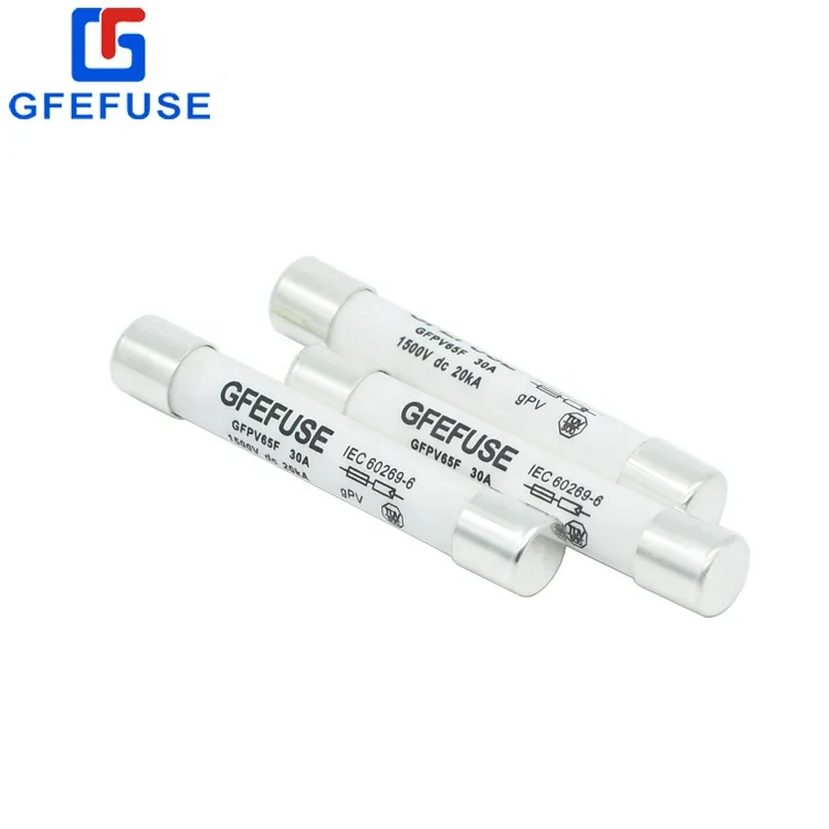 500v 1A 6X30MM Ceramic Fuse , Current Limiting Fuse for Transformer Protection