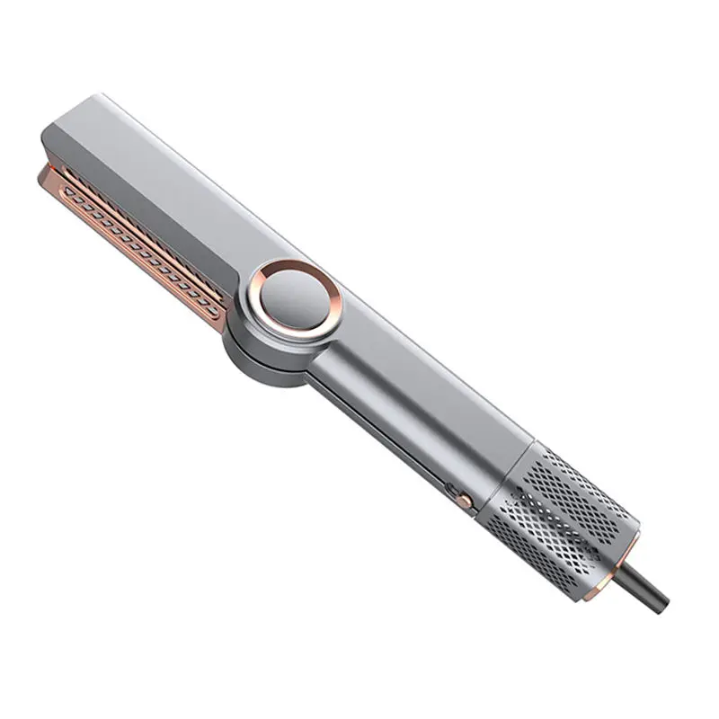 Newest technology hair straightener with hot new 2-in-1 cool air hair styler straightening and curl