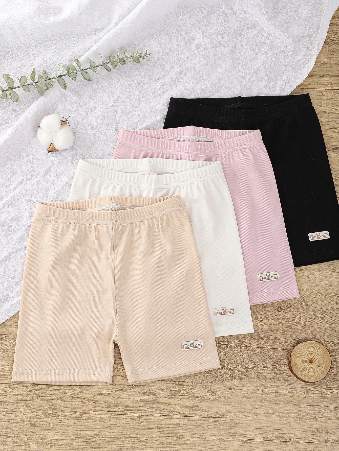 Soft Leggings Polyamide Elastan Kids Non-Slip Summer Thin Modal Rabbit Shorts For Girls