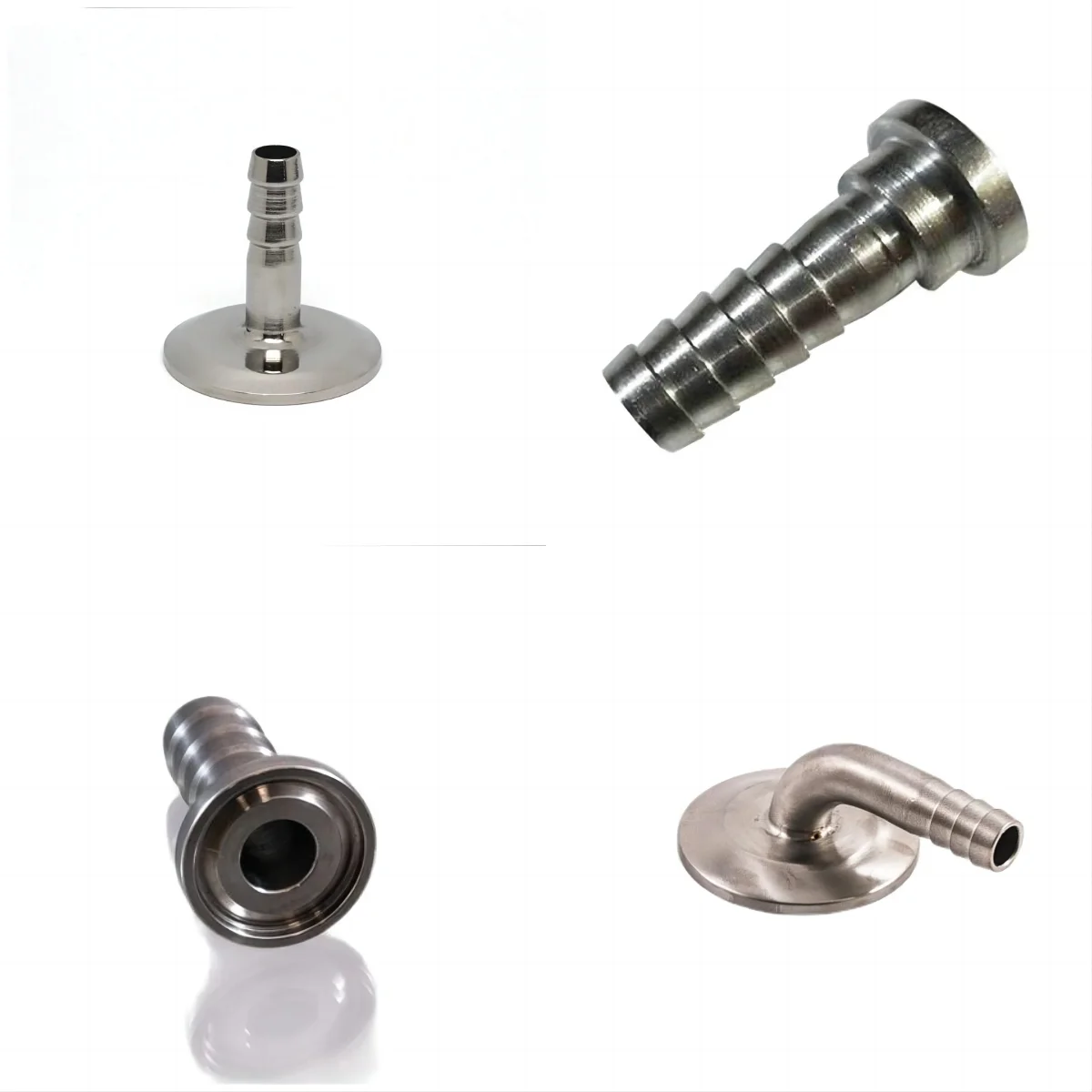 Sanitary Stainless Steel Beer Shank Piping Stem Barb Fitting part