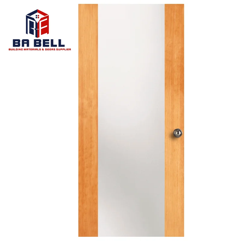 Patio Beautiful Glass Wooden Door Design Oak Wood Frame Sliding  Entrance Bifold Customized Inner Doors