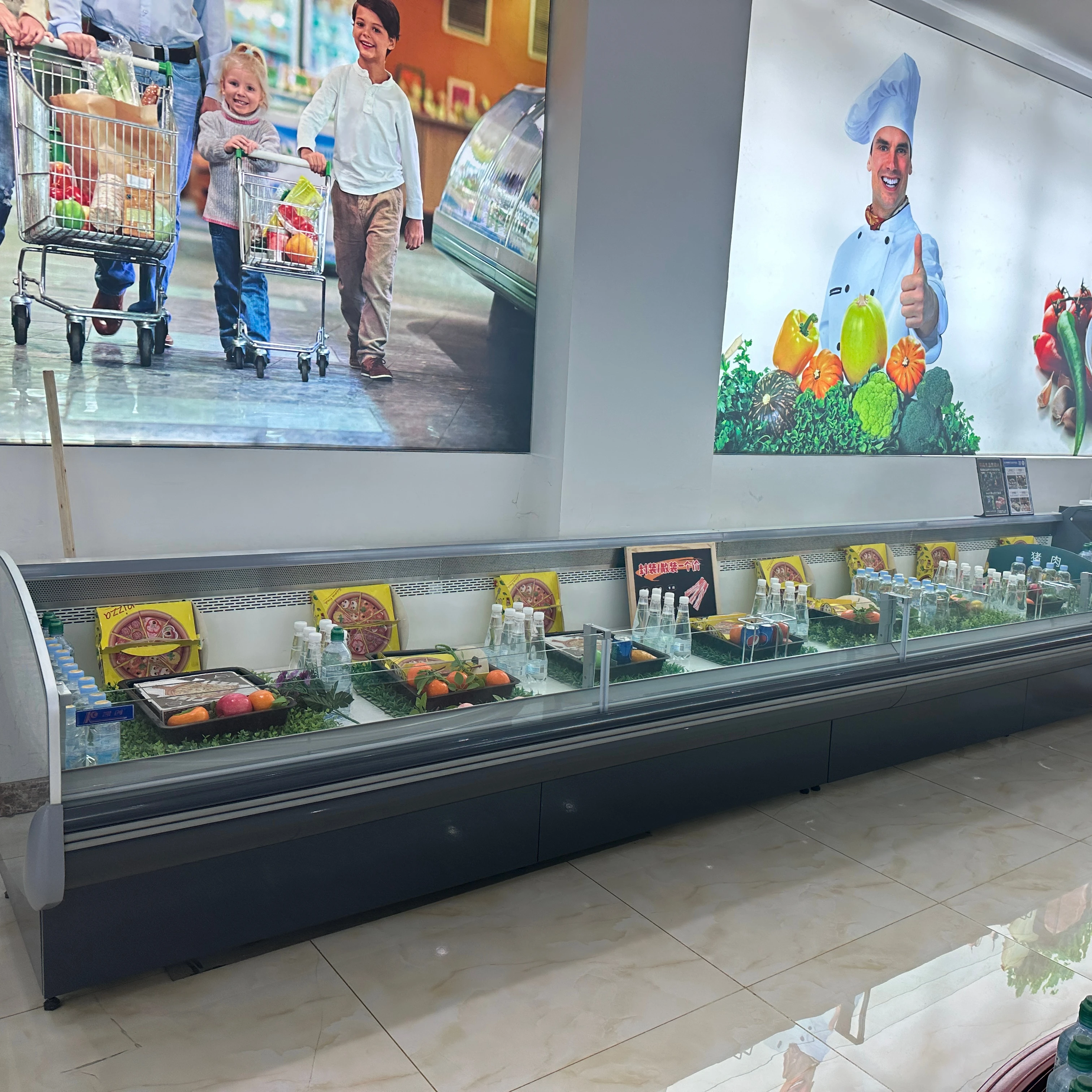 Kenkuhl коммерческий супермаркет магазин мясная рыба морепродукты курица еда Классическая