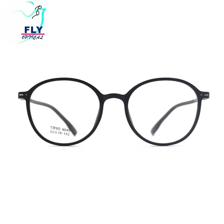 DOISYER 2019 Wenzhou Hot Sale TR90 Transparent Round Frames Optical Anti Blue Light Glasses Men
