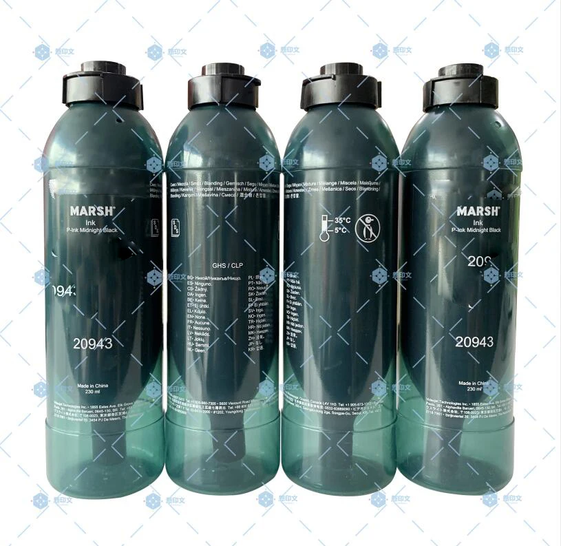Stable Quality Eco-solvent Chinese Dod Marsh Big Character Inkjet Printer Ink 20943 230ml For Videoojet Ink