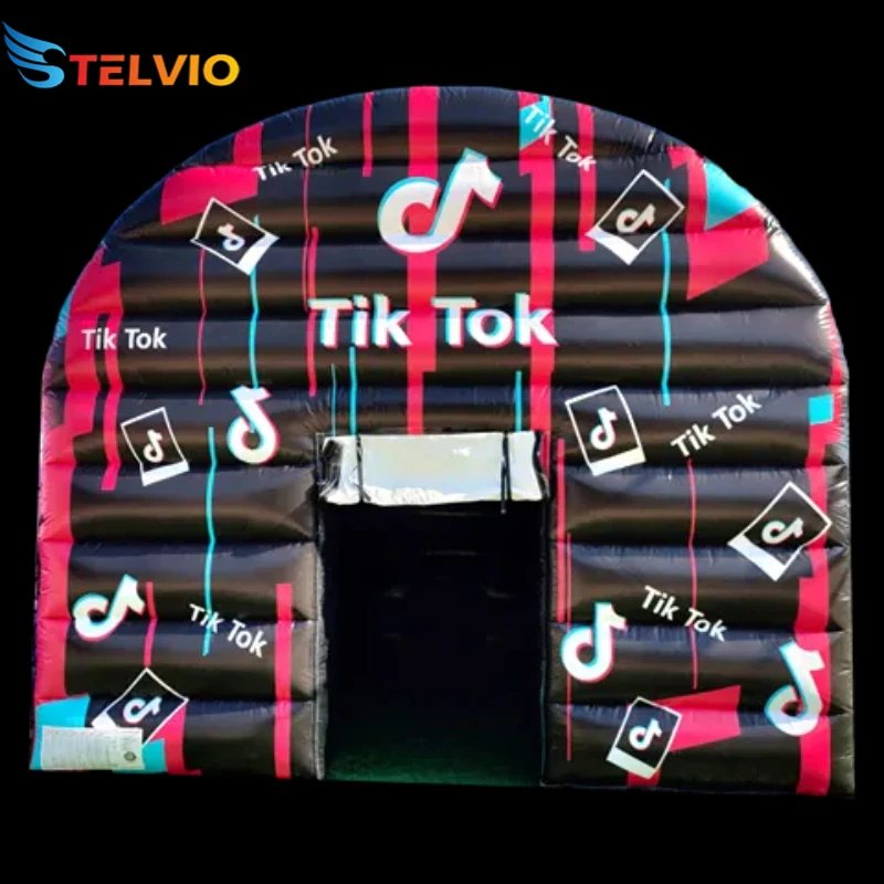 Party Tent Tiktok Night Club High Quality PVC Inflatable Nightclub 20 ft Inflatable Disco Bar Tent With Air Blower