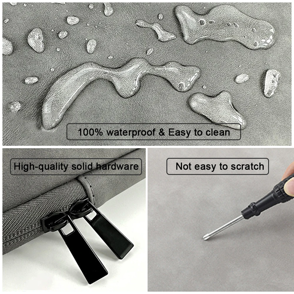 PU leather laptop bag HIGHT QUALITY Factory wholesale 11~15.6 inches computer bag simple style waterproof laptop sleeve