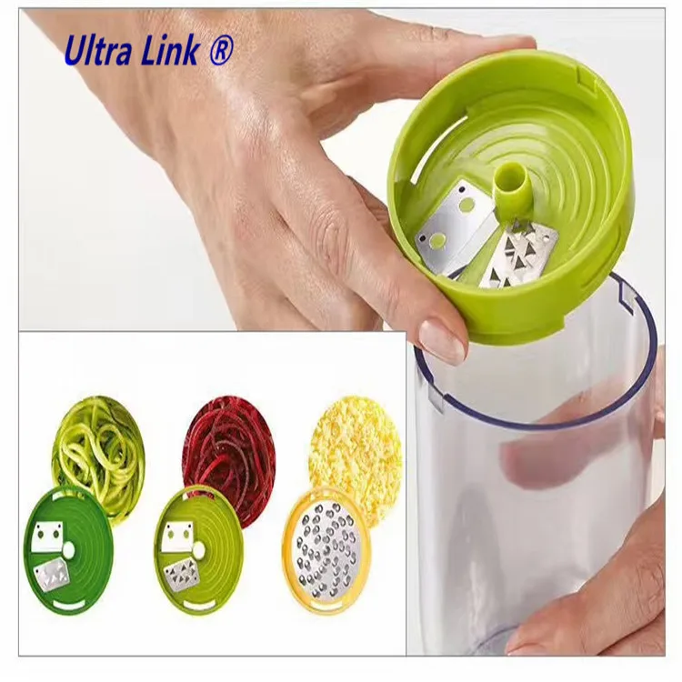 Factory supply unique design multi functional shredded vegetables rotating cup lemon juice