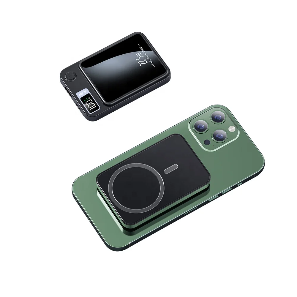 Factory Wholesale Magnet Charger for iphone Series Portable Wireless Charger 15W Wireless Magnetic Charger with usb port