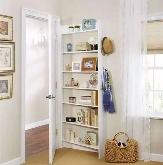 Floor-standing behind the door storage rack shelving units for living room bathroom kitchen