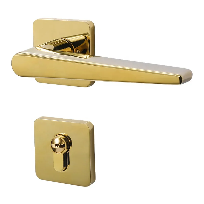 New gold door handle lock good quality door handles and locks